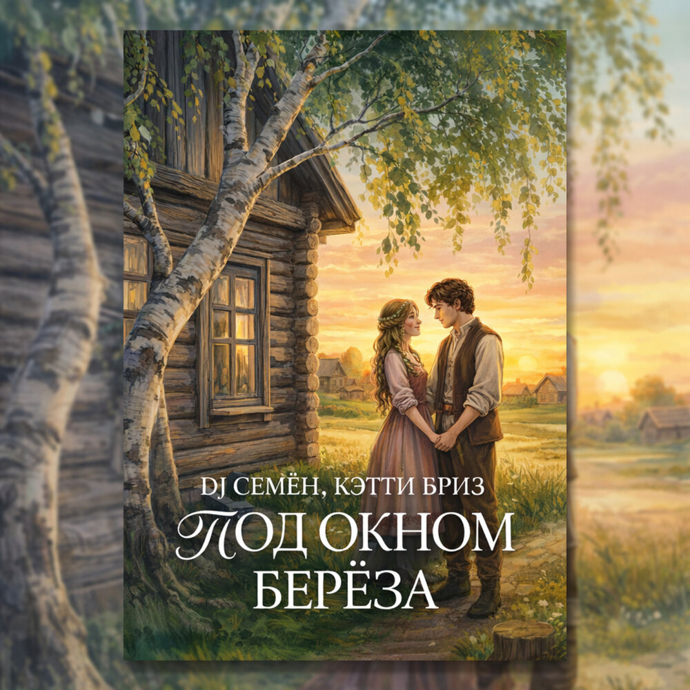 Под окном берёза