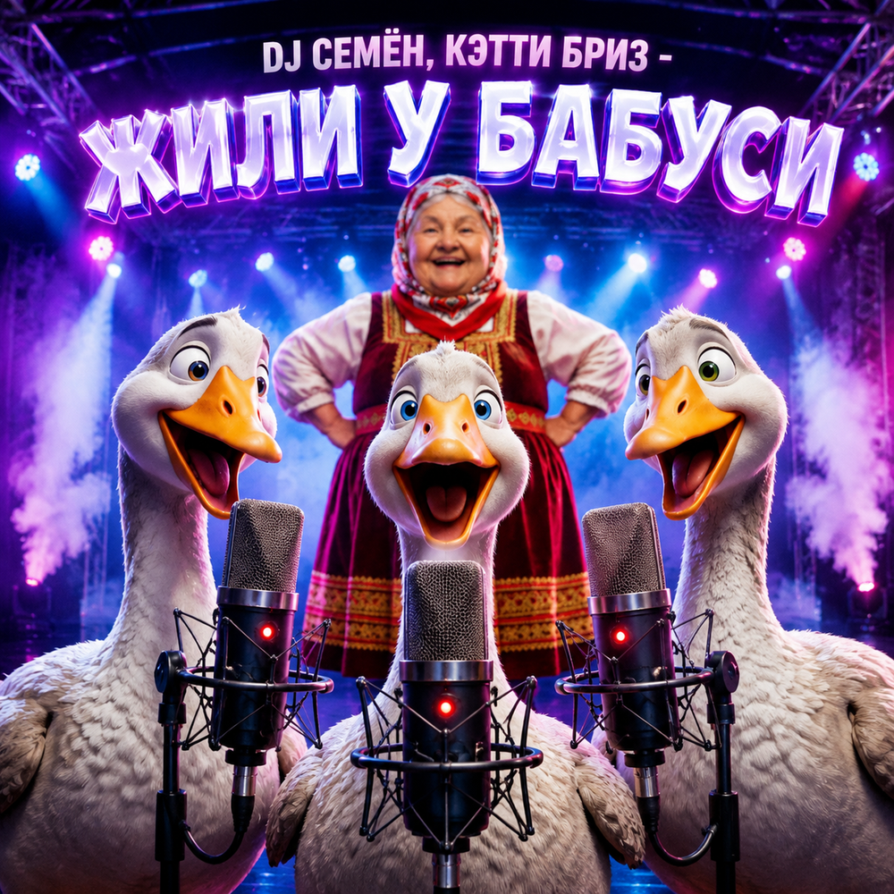 Жили у бабуси